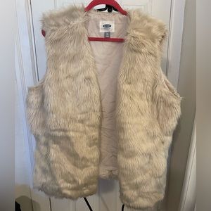 Old Navy furry vest